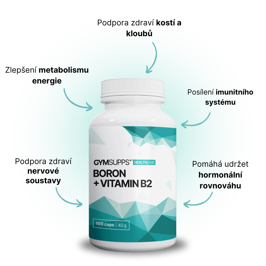 GymSupps Boron + Vitamín B2